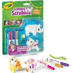 Crayola Scribble Scrubbie Safari Animals Rhino & Hippo