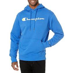 Champion Powerblend Script Logo Hoodie - Bright Royal