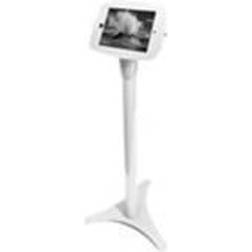 Maclocks iPad Space Kiosk With Adjustable Floor Stand White