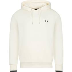 Fred Perry Tipped Hooded Sweatsh - Valkoinen