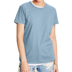 Hanes Women's Perfect-T Short Sleeve T-Shirt - Light Blue