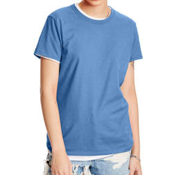 Hanes Women's Perfect-T Short Sleeve T-Shirt - Carolina Blue