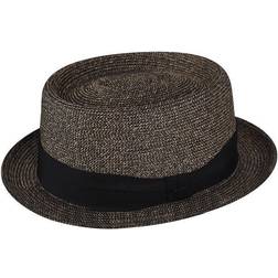 Bailey Waits Braided Pork Pie Bucket Hat - Midnight Brown