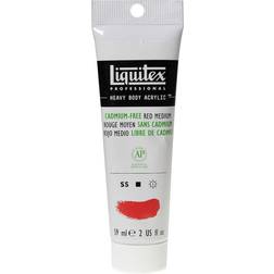 Liquitex Heavy Body Professional Artist Acrylic Colors cadmium free red medium 2 oz