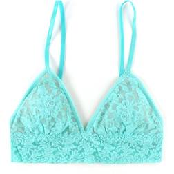 Hanky Panky Signature Lace Padded Triangle Bralette - Bright Aqua Blue