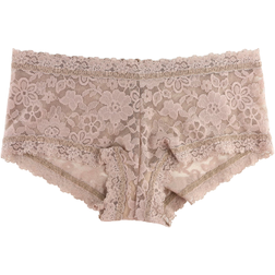 Hanky Panky Daily Lace Boyshort - Beige Nylon