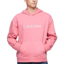 Calvin Klein Men's Relaxed Fit Standard Logo Terry Hoodie - Rapture Rose