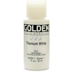 Golden Fluid Acrylics titanium white 1 oz