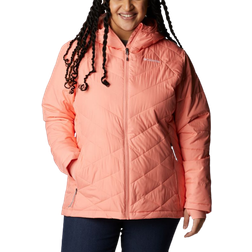 Columbia Women's Heavenly Hooded Jacket Plus - Coral Reef