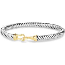 David Yurman Cable Classic Buckle Bracelet - Gold/Silver