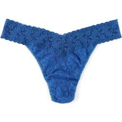 Hanky Panky Signature Lace Original Rise Thong - Beguiling Blue