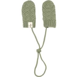 Little Jalo Baby's Knitted Mittens - Khaki