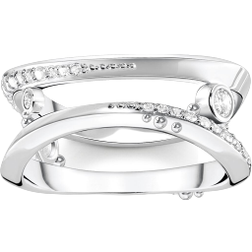 Thomas Sabo Wave Ring - Silver/Transparent