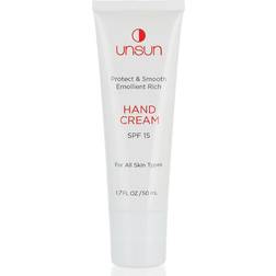 Unsun Protect & Smooth Emollient Rich Hand Cream SPF15 50ml