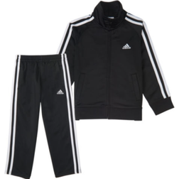 adidas Boy's Tricot Tracksuit - Black