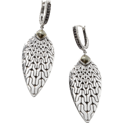 John Hardy Radial Drop Earring - Silver/Black