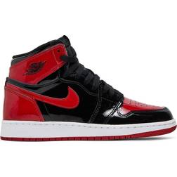 Nike Air Jordan 1 Retro High OG Patent Bred GS - Black/Varsity Red/White