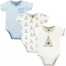 Touched By Nature Organic Cotton Bodysuits 3-Pack - Teepee