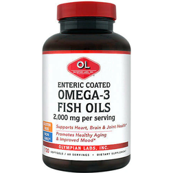 Olympian Labs Omega-3 Fish Oils Enteric Coated 2000 mg 120 Softgels