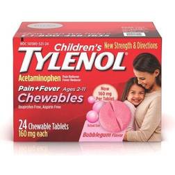 TYLENOL Chewable Tablets Grape Flavor 24 ct