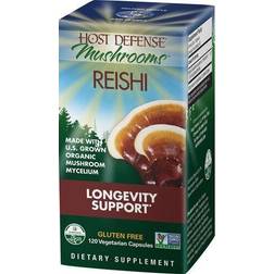 Host Defense Mushrooms Organic Reishi 60 Vegetarian Capsules 60 pcs