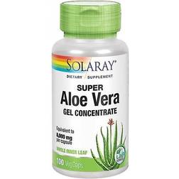 Solaray Super Aloe Vera Gel Concentrate 8000 mg 100 VegCaps 100 pcs