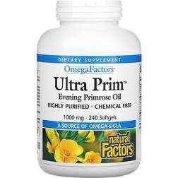 Natural Factors Ultra Prim Evening Primrose Oil 1000 mg 240 Softgels