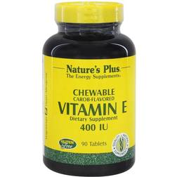 NaturesPlus Vitamin E Chewable Carob 400 IU 90 Tablets