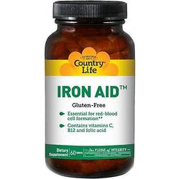 Country Life Iron Aid 60 Tablets