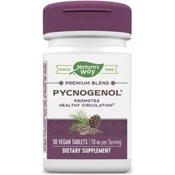 Natures Way Pycnogenol Mineral Supplement, 30 Tablets