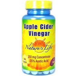 Nature's Life Apple Cider Vinegar Dietary Supplement 250 mg 100 Tablets 100 pcs