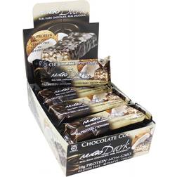 NuGo Nutrition Dark Bars Gluten Free Chocolate Coconut 12 Bars