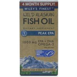 Wiley's Finest Wiley's Finest Wild Alaskan Fish Oil Peak EPA 1250 mg 120 Fish Softgels 120 pcs