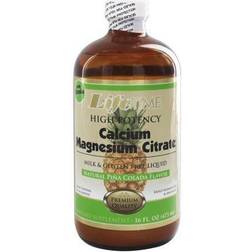 Lifetime Liquid Calcium Magnesium Citrate plus Vitamin D-3 Pia Colada 16 fl oz