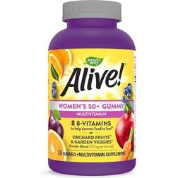 Alive Nature's Way Alive! Women's 50 Gummy Vitamins Mixed Berry 130 Gummies