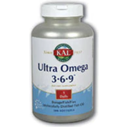 Kal Ultra Omega 3-6-9 100 Softgels 100 pcs