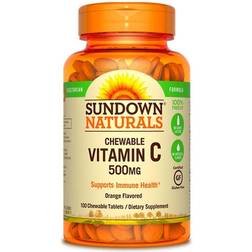 Sundown Naturals Sundown Naturals Chewable Vitamin C Orange 500 mg 100 Chewable Tablets