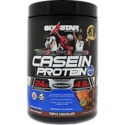 Six Star Pro Nutrition Six Star Elite Series Casein Protein Powder, Chocolate, 2 lbs False