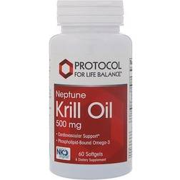 Protocol For Life Balance Neptune Krill Oil 500 mg 60 Softgels