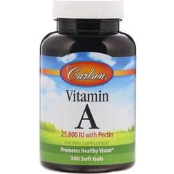 Carlson Labs Vitamin A, 25,000 IU, 300 Softgels