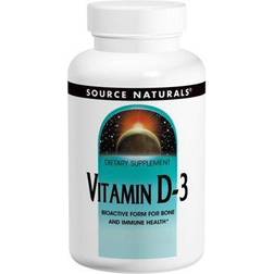 Source Naturals Vitamin D-3 1000 IU 100 Softgels 100