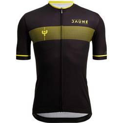 Santini Ydots Tour De France 2022 Cycling Jersey Men - Black/Yellow