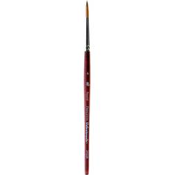 Princeton Velvetouch Series 3950 Synthetic Brush Round, Size 6