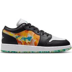 Nike Air Jordan 1 Low SE GS 'Drip' - Black Kid's