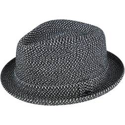 Bailey Billy Braided Trilby Bucket Hat - Black Heather