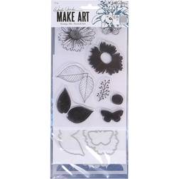 Ranger Wendy Vecchi MAKE ART Stamp, Die, Stencil Sets country flowers