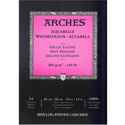 Arches Watercolor Pad 10 in. x 14 in. hot pressed 140 lb