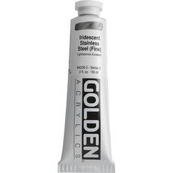 Golden Iridescent and Interference Acrylics iridescent stainless steel fine 2 oz