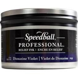 Speedball Professional Relief Ink dioxazine violet 8 oz. can