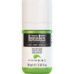 Liquitex Professional Soft Body Acrylic Color Multi Cap Bottles vivid lime green 2 oz